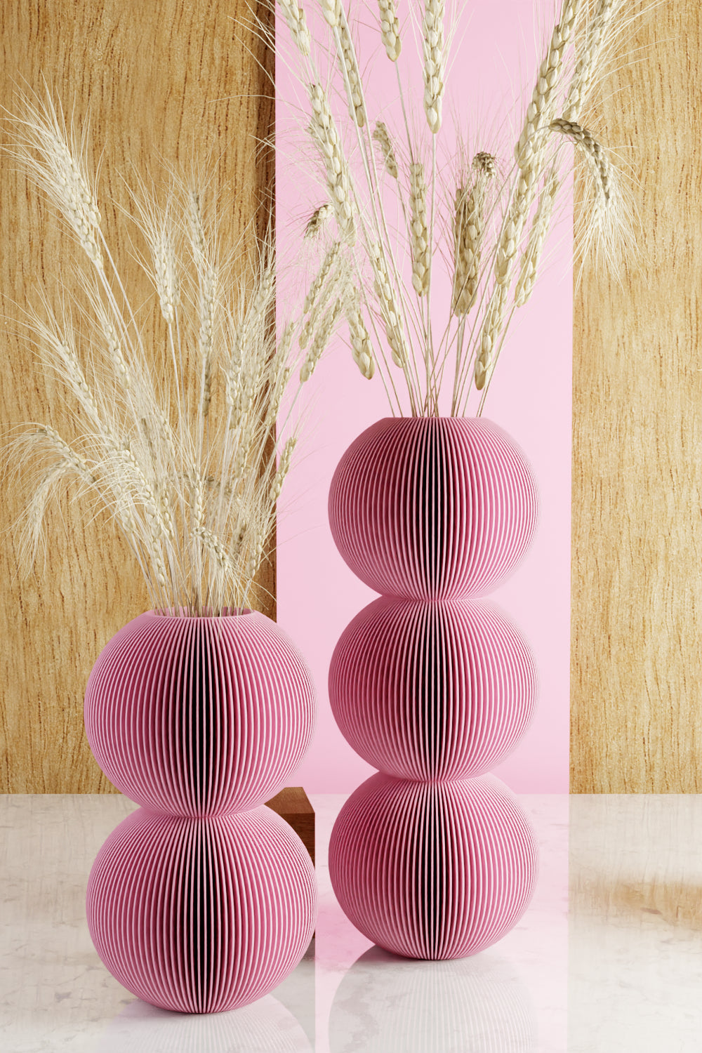 Biodegradable BioPlastic Bubble Vase Decor, 3 Ct.