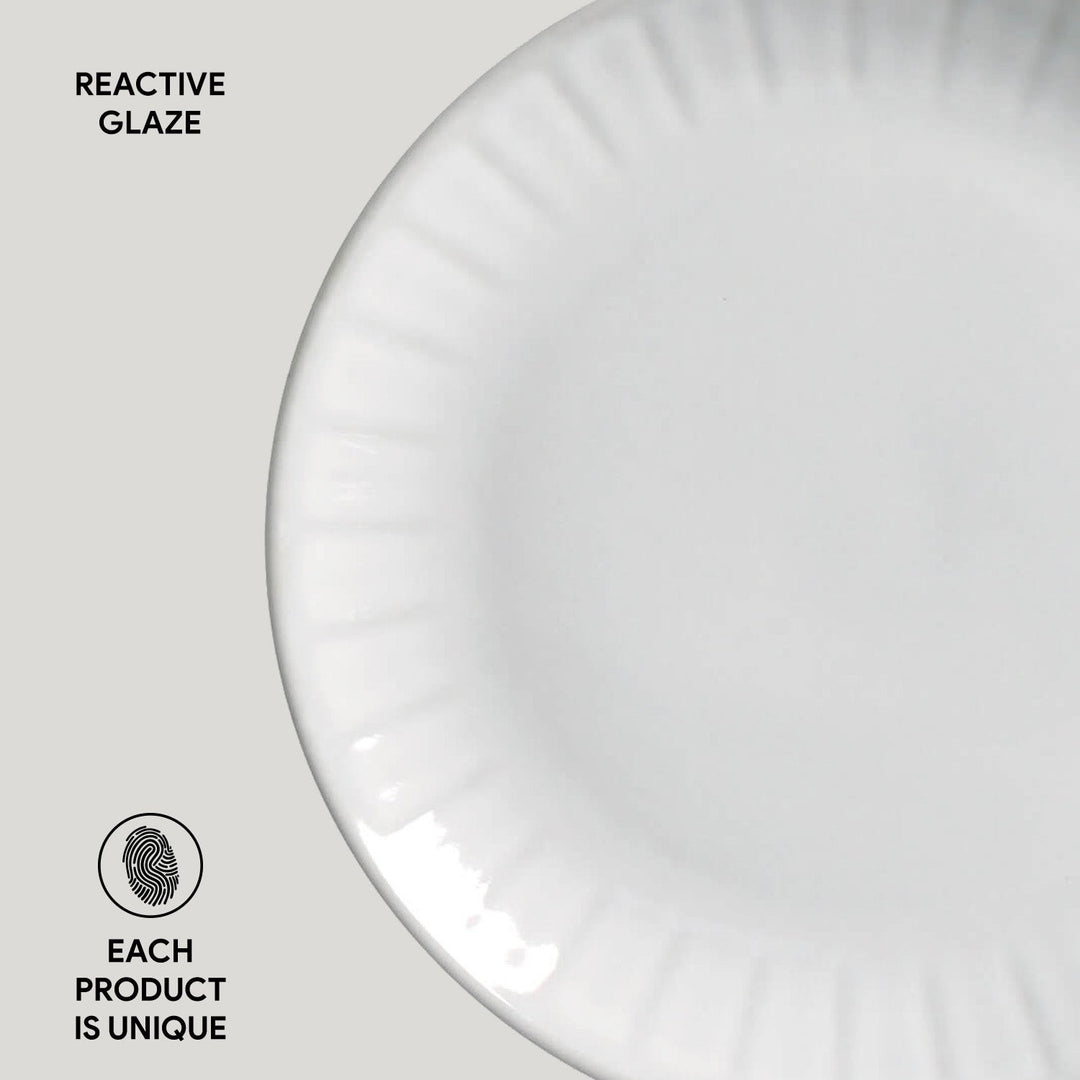 Non-Toxic Porcelain Dessert Dinnerware Set, 6 Ct.