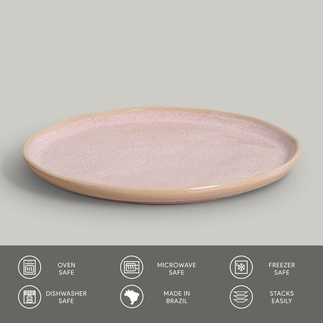 Non-Toxic Porcelain Dessert Dinnerware Set, 6 Ct.