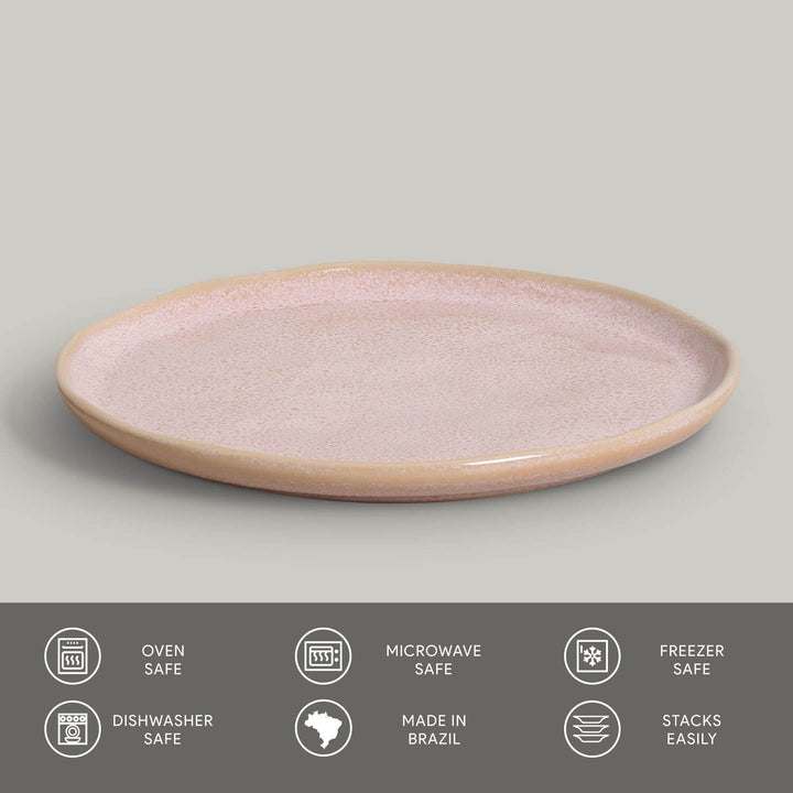 Non-Toxic Porcelain Dessert Dinnerware Set, 6 Ct.