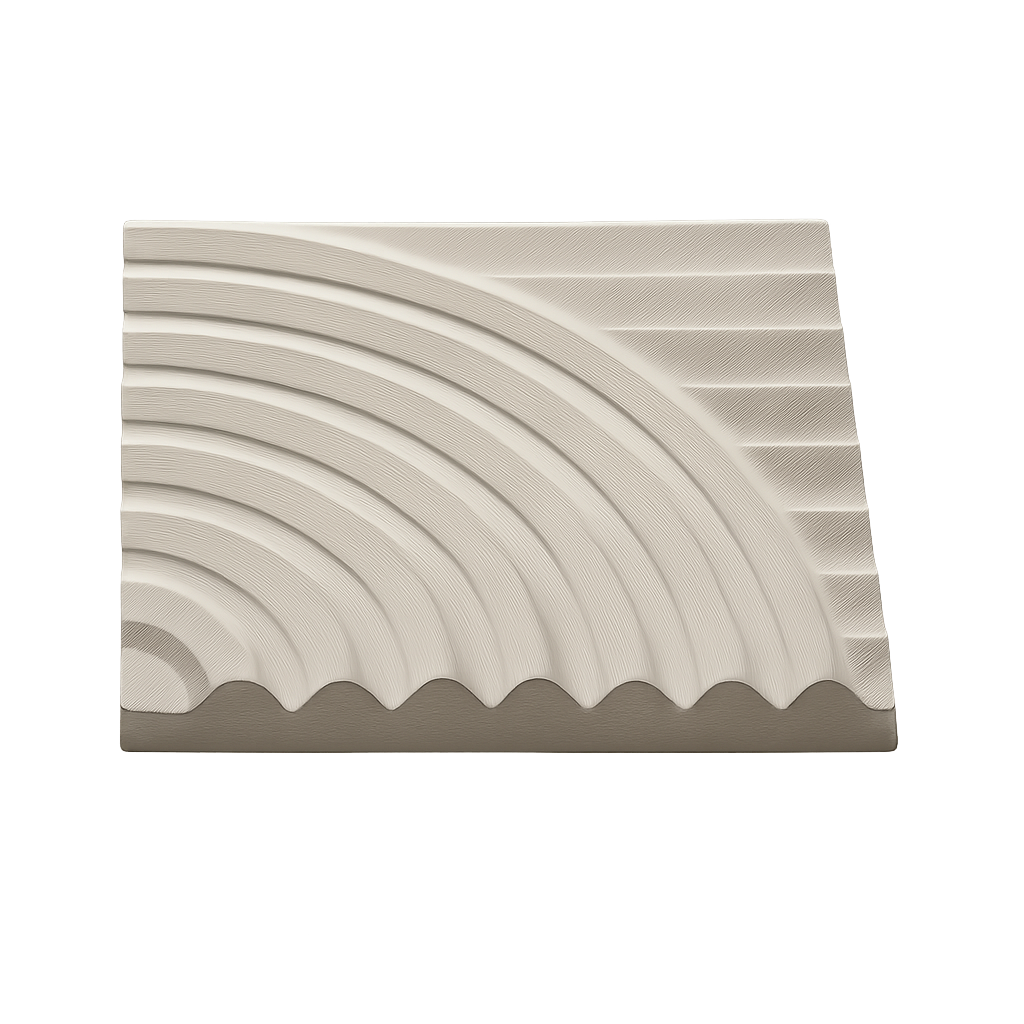 Handcrafted Concrete Decor Coasters, 3.86", 2 Ct.