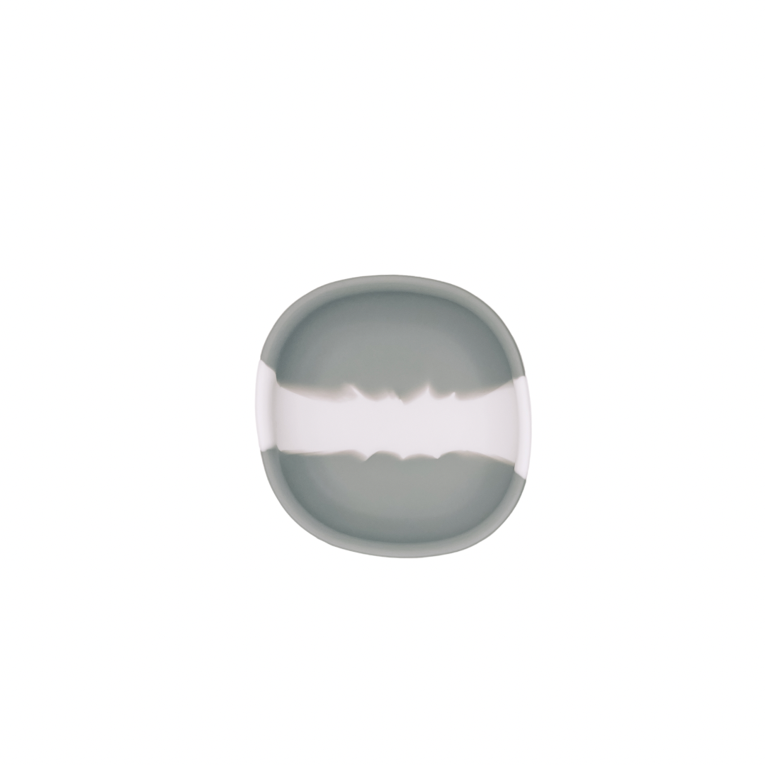 Non-Toxic Silicone Square Suction Baby Bowl, Dip-Dye