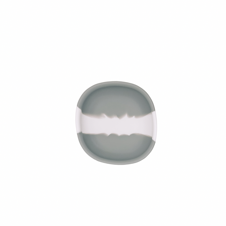 Non-Toxic Silicone Square Suction Baby Bowl, Dip-Dye