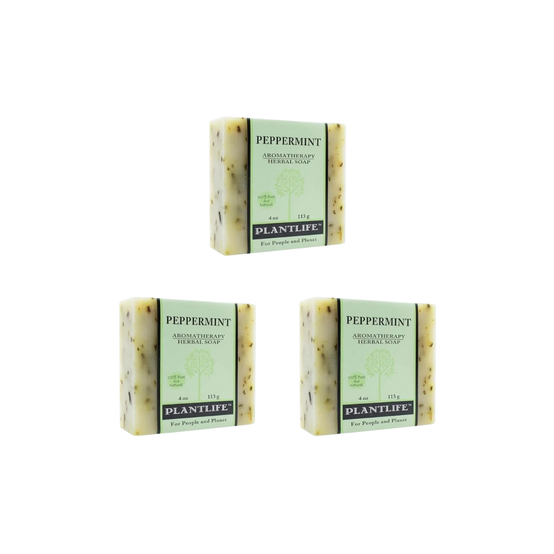 Handcrafted Peppermint Essential Oil Bar Soap