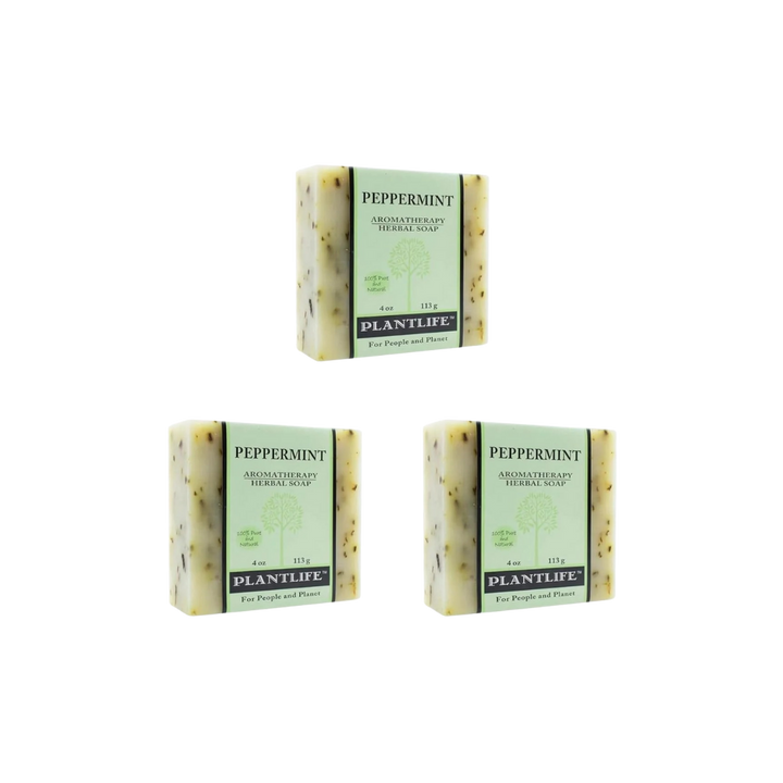 Handcrafted Peppermint Essential Oil Bar Soap