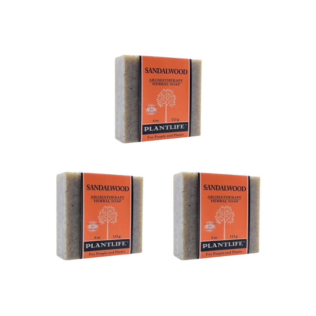 Pure Sandalwood Woodsy Aromatic Bar Soap