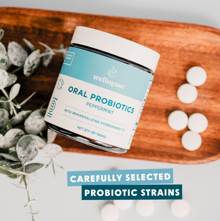 Non-Toxic Hydroxyapatite Probiotic Oral Care Tablets