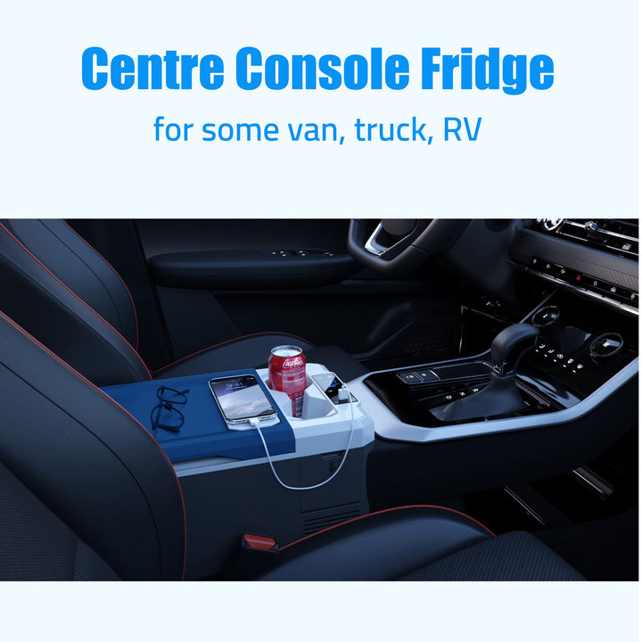 Solar-Powered Camping Fridge Freezer, 29 Qt.