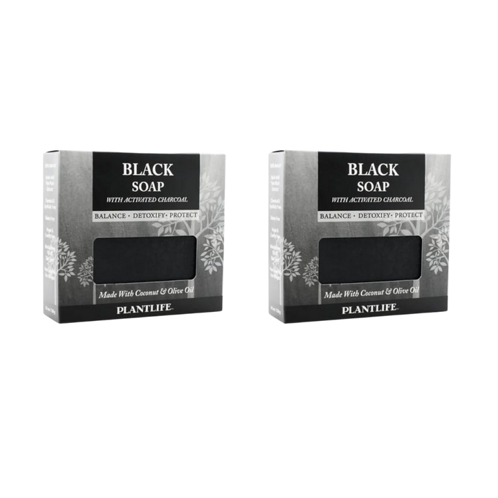Vegan Activated Charcoal Deep-Cleanse Bar Soap, Black