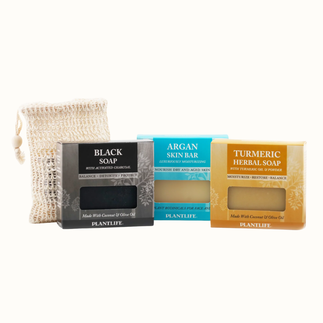 Organic Essential Oil Bar Soap Gift Set Bundle