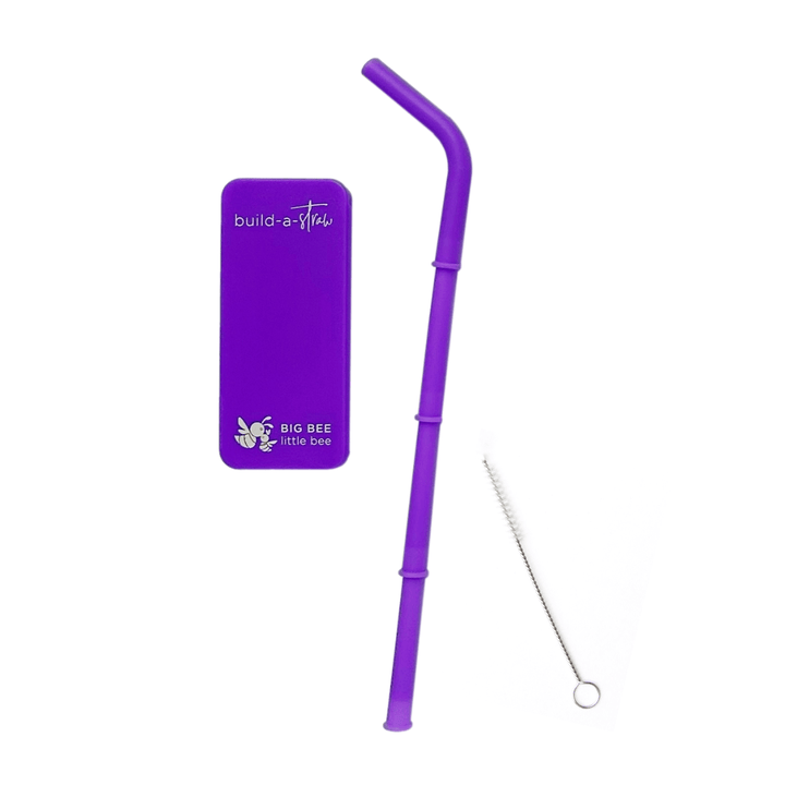 BPA-Free Silicone Adjustable Straw with Travel Case