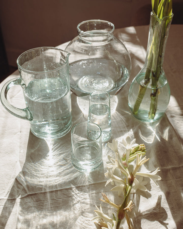 Recycled Glass Mouth-Blown Hiball Drinkware, 6 Ct.