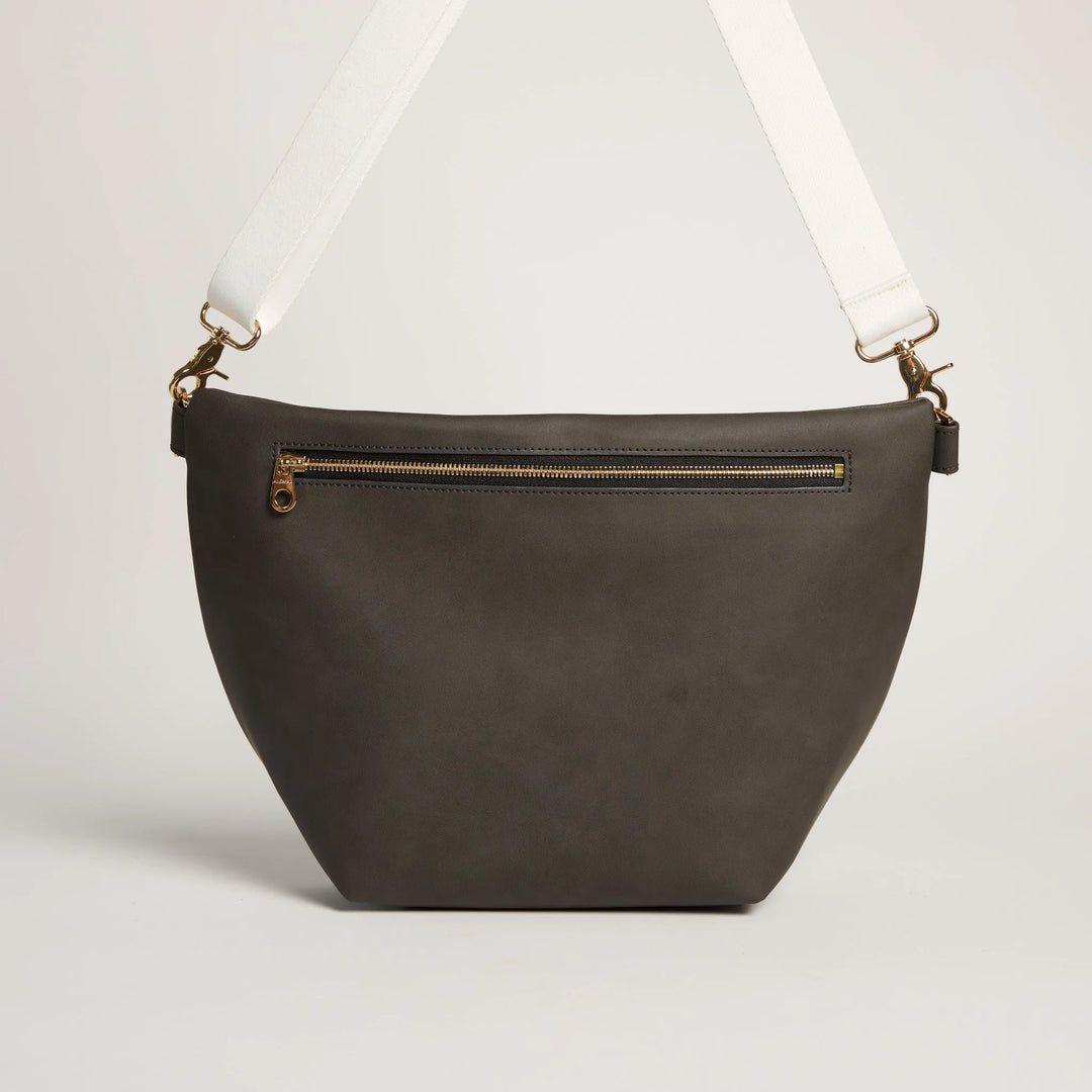 Pinatex Hobo Bag Dark Grey