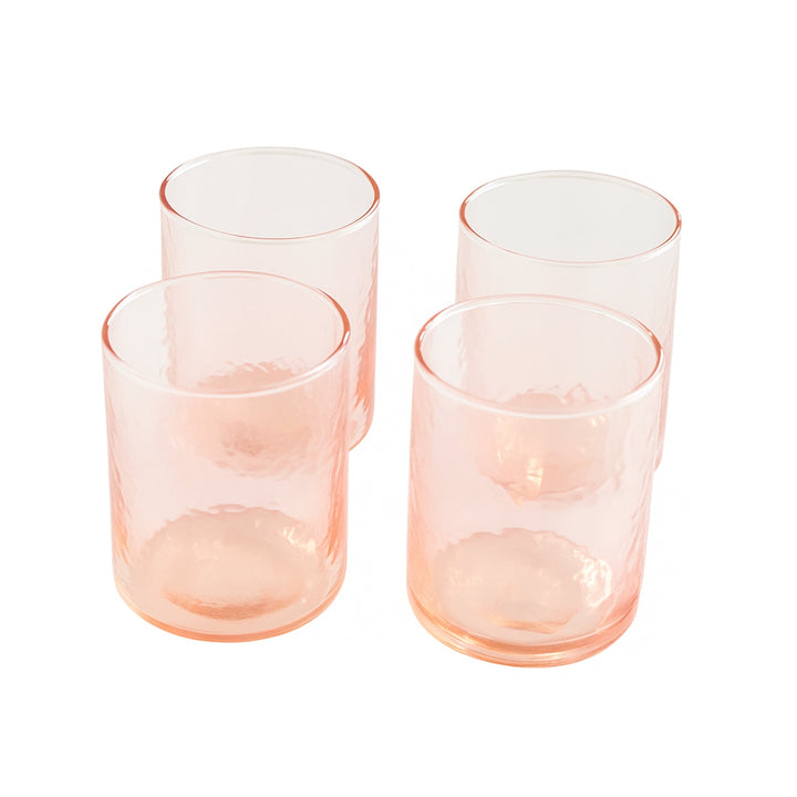 Recycled Glass Hammered Drinkware, 3" x 2.5", 4 Ct.