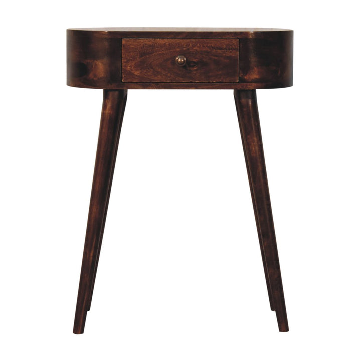 Biodegradable Mango Wood Console, Walnut