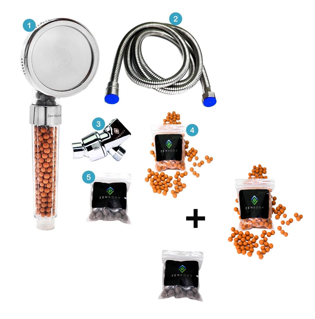 Filtered Multi-Mode Water Conservation Shower Head