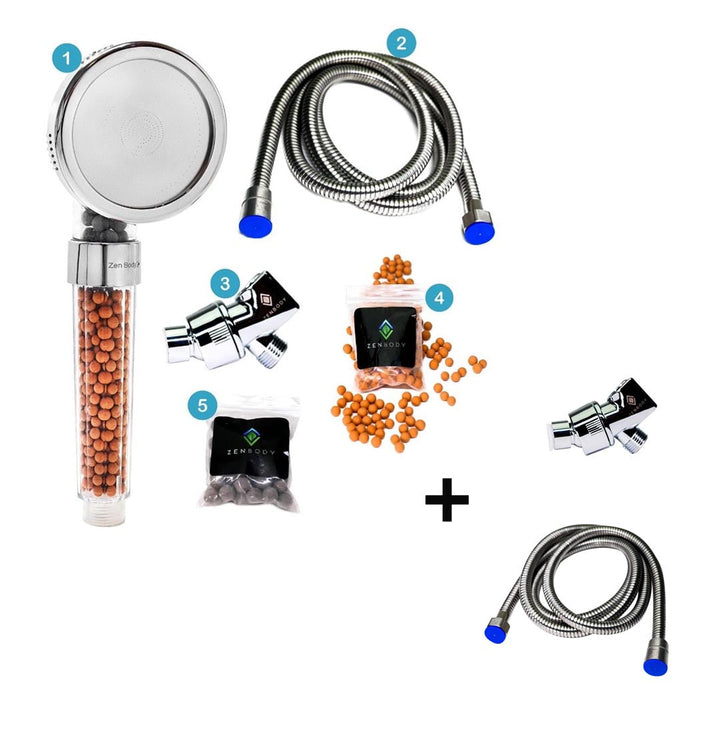 Filtered Multi-Mode Water Conservation Shower Head
