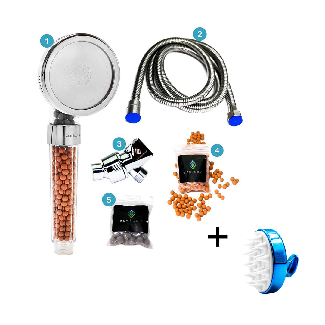 Filtered Multi-Mode Water Conservation Shower Head