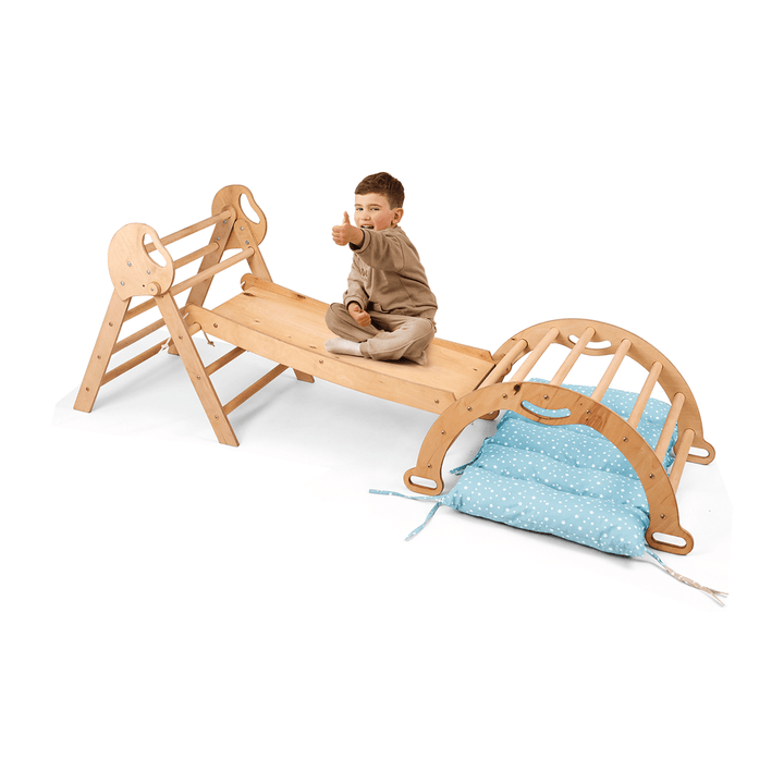 Montessori 4in1 Climbing Playset for Toddlers