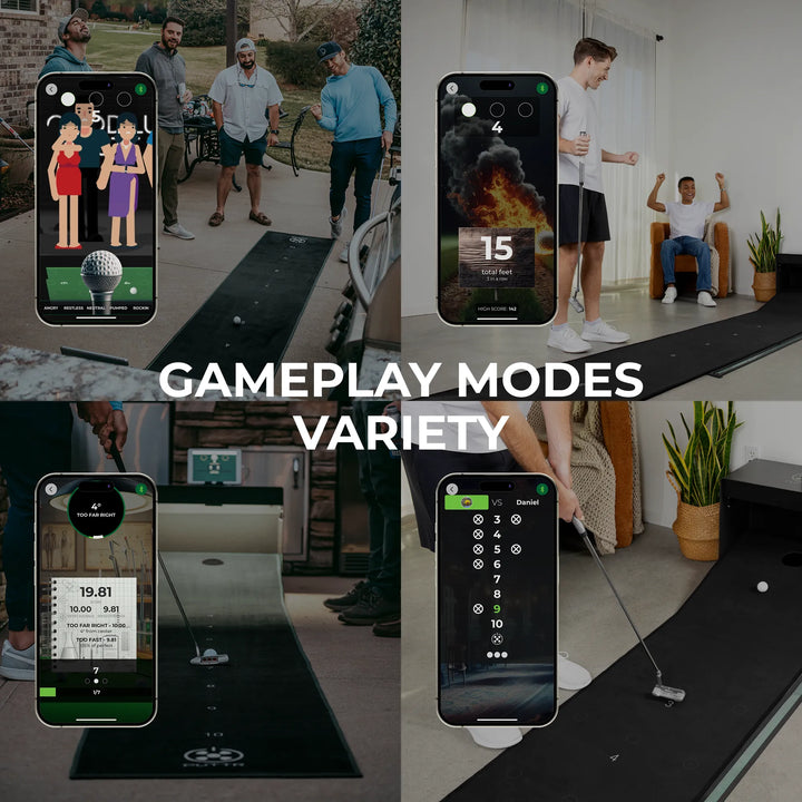 AI-Powered Smart Putting Green Fitness Mat