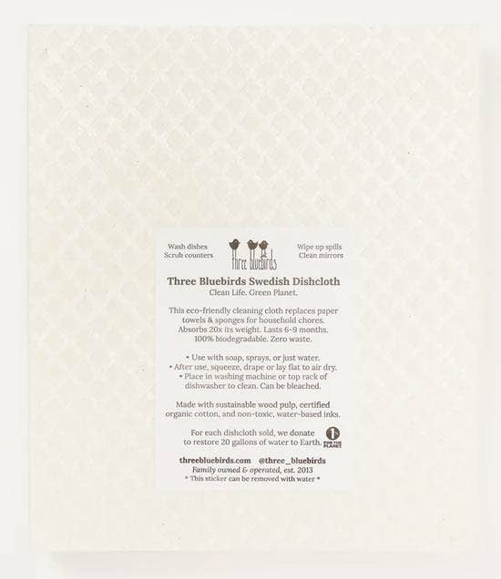 Biodegradable Organic Cotton Sea Turtle Dishcloth