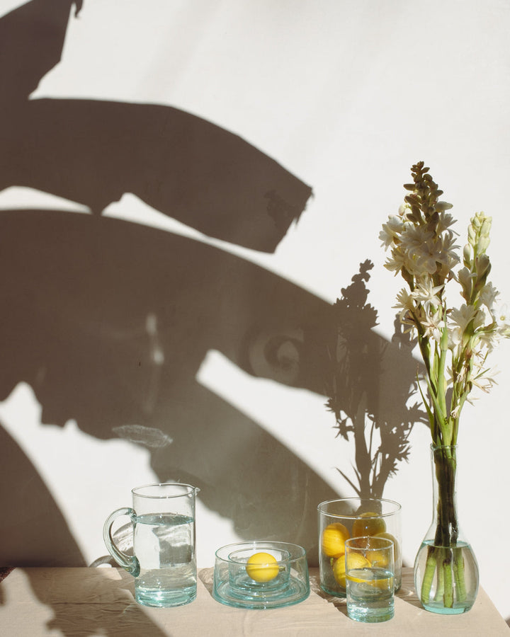 Mouth-Blown Recycled Glass Drinkware Bowl, 10 oz.
