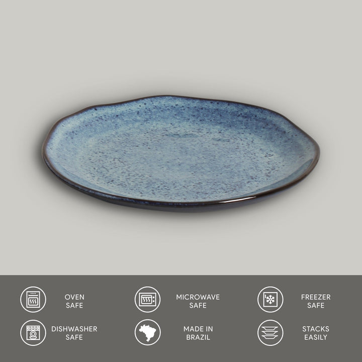 Non-Toxic Porcelain Dessert Dinnerware Set, 6 Ct.
