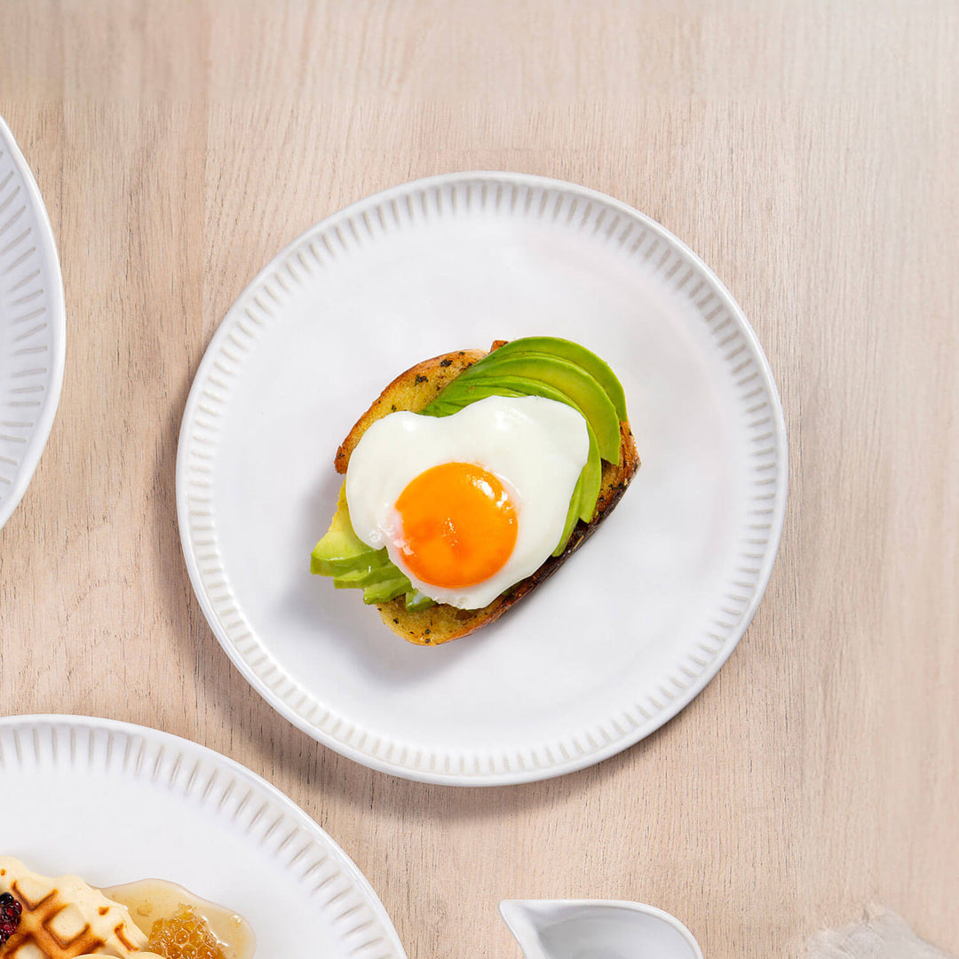 Non-Toxic Porcelain Dessert Dinnerware Set, 6 Ct.