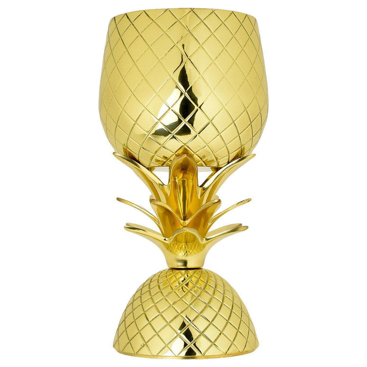 Handcrafted Lead-Free Brass Pineapple Tumbler 18 oz.