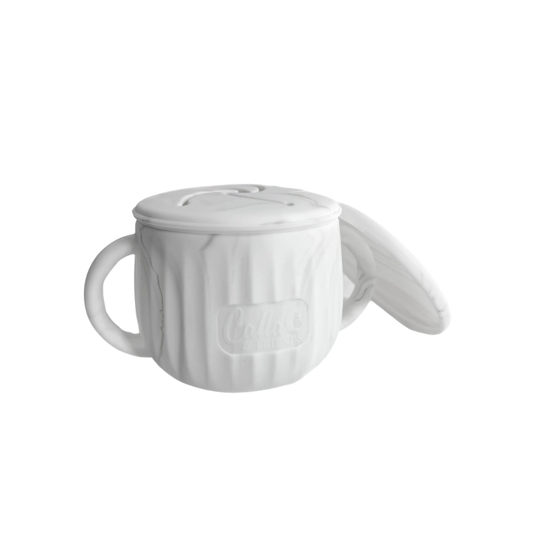 Non-Toxic Silicone Toddler Snack Cup with Lid
