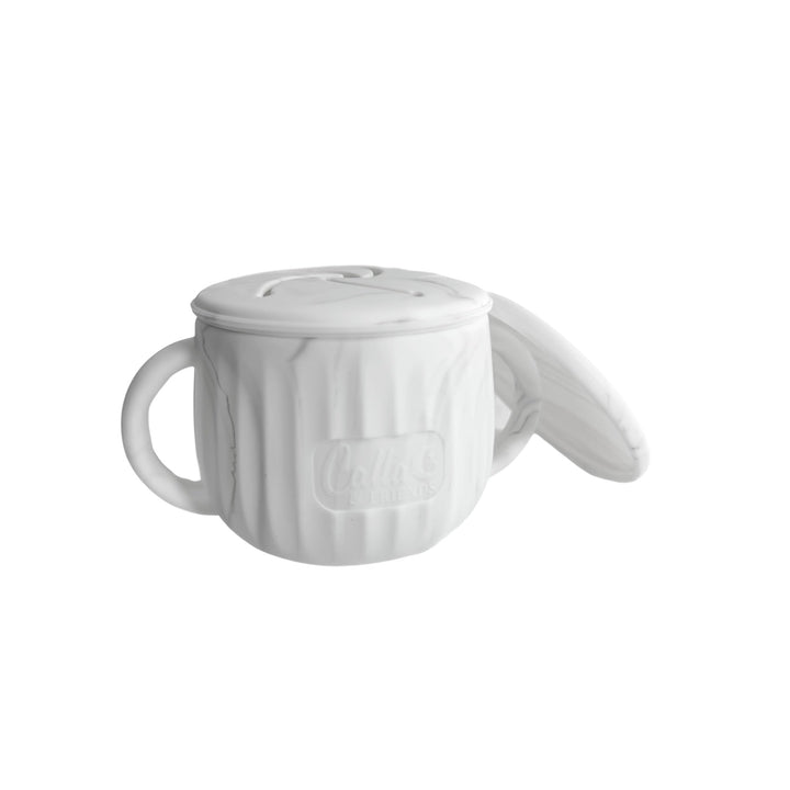 Non-Toxic Silicone Toddler Snack Cup with Lid
