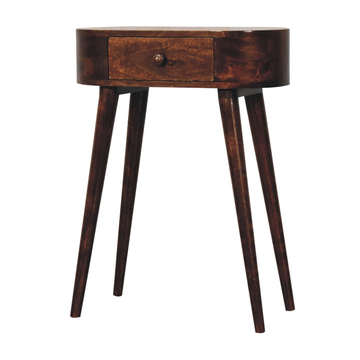 Biodegradable Mango Wood Console, Walnut