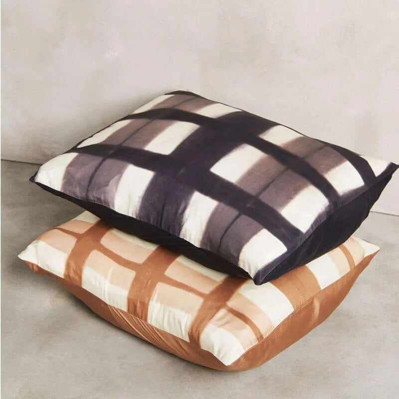Melo Shibori Silk Throw Pillow