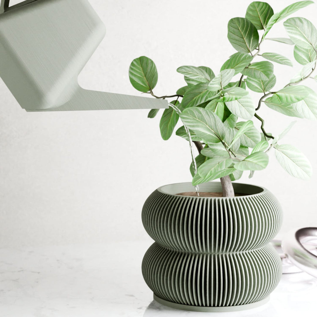 Organic Corn Bioplastic &amp; Wood Fiber Watering Can