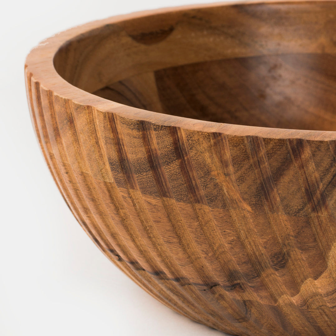 Handcrafted Acacia Wood Stacking Serveware Bowls, 3 Ct.