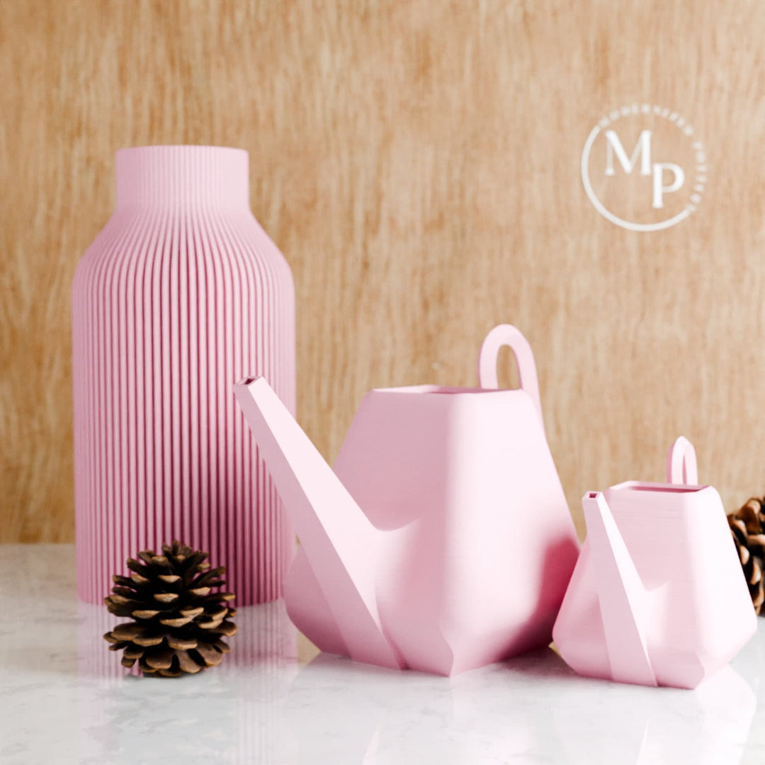 Organic Corn Bioplastic &amp; Wood Fiber Watering Can