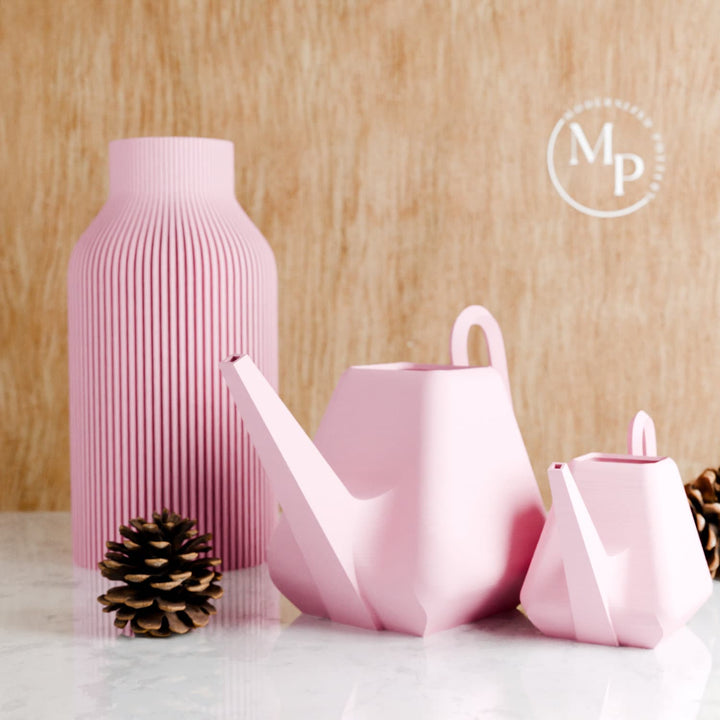 Organic Corn Bioplastic &amp; Wood Fiber Watering Can