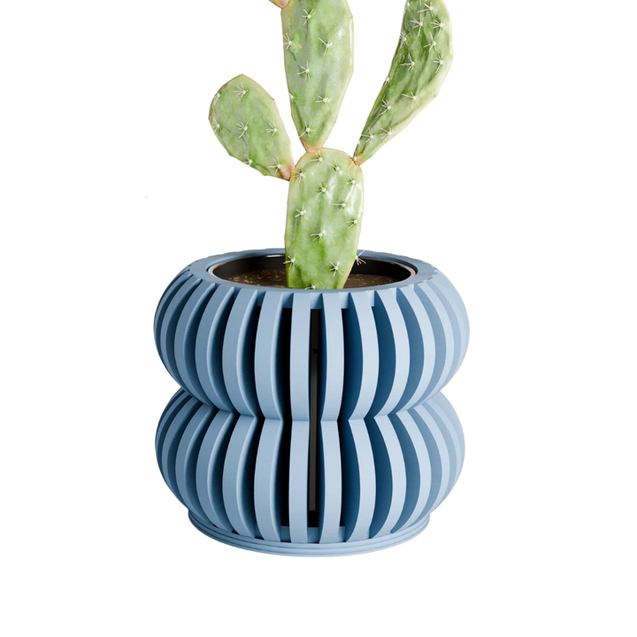 Biodegradable Plant-Based Bubble Sculpted Planter Decor