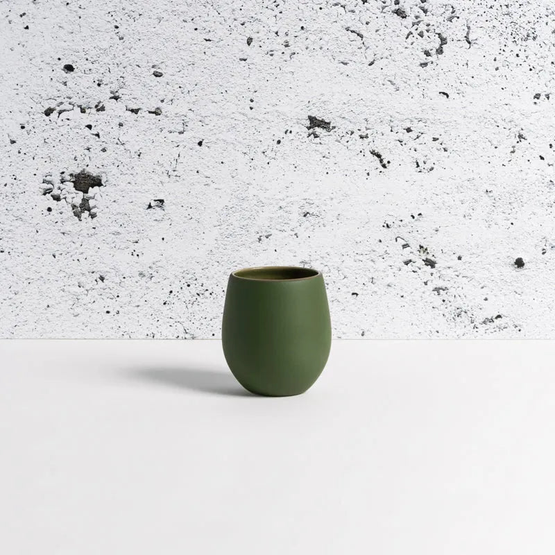 Matte Stoneware Coffee Cup Set