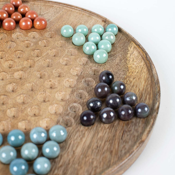 Handcrafted Star Chinese Checkers Board Game