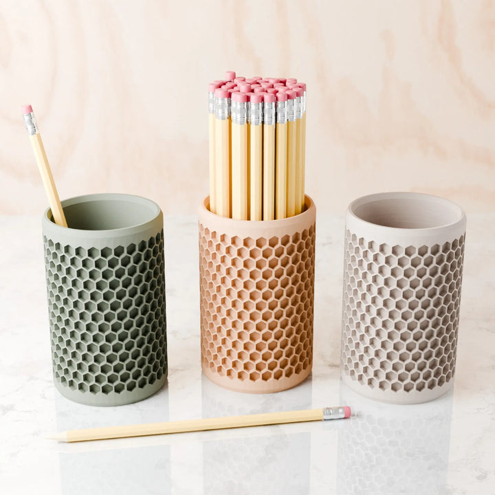 Hexagonal Honeycomb Pencil Holder