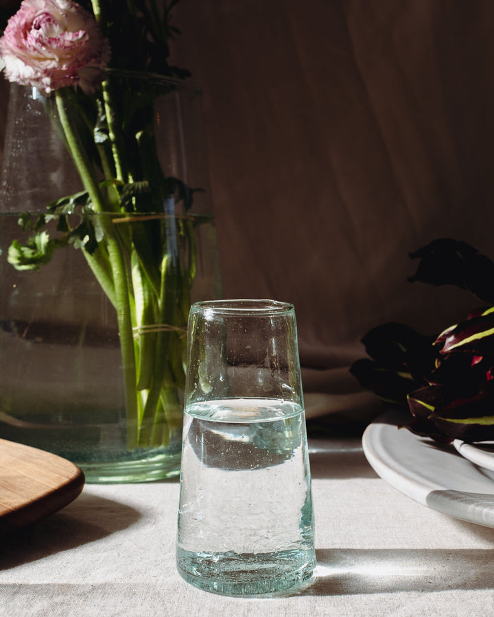 Recycled Glass Mouth-Blown Hiball Drinkware, 6 Ct.