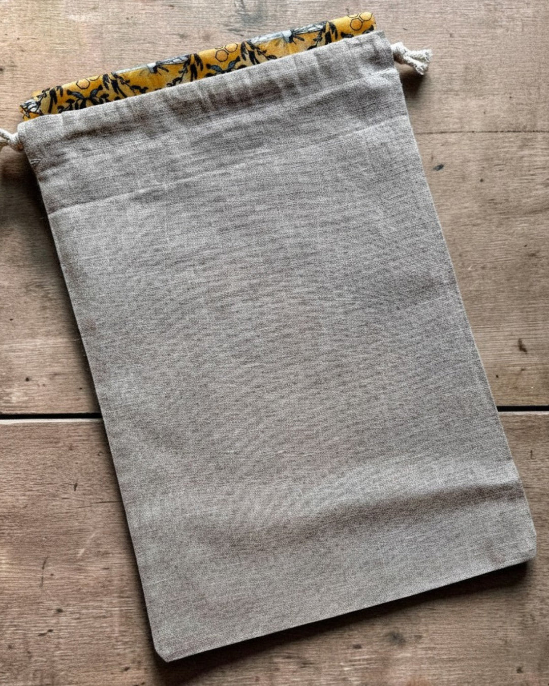 Beeswax Linen Bread Food Storage Bag, 12" x 16"