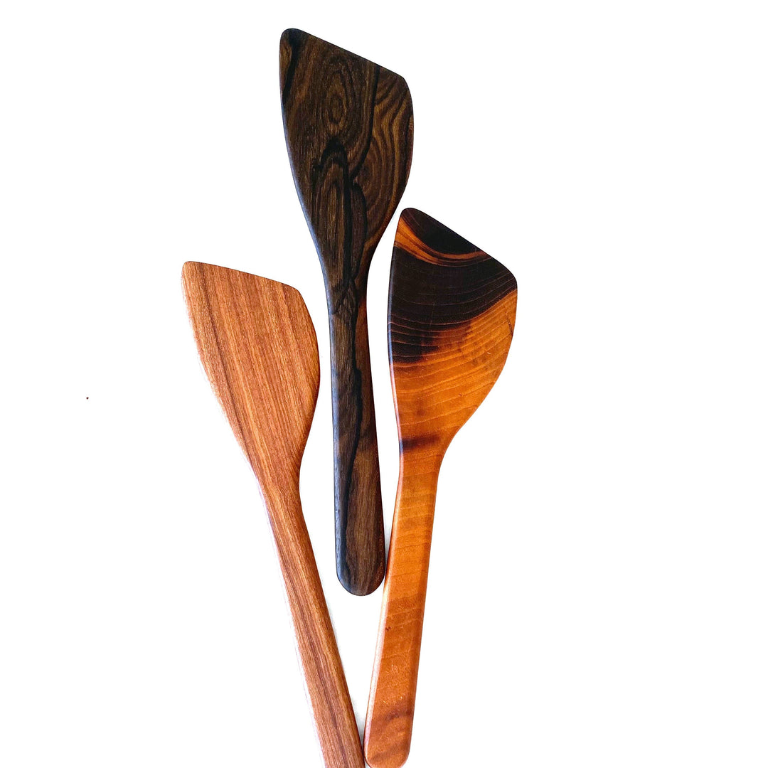 Handcarved FSC Wood Kitchen Utensils Set, 3 Ct.