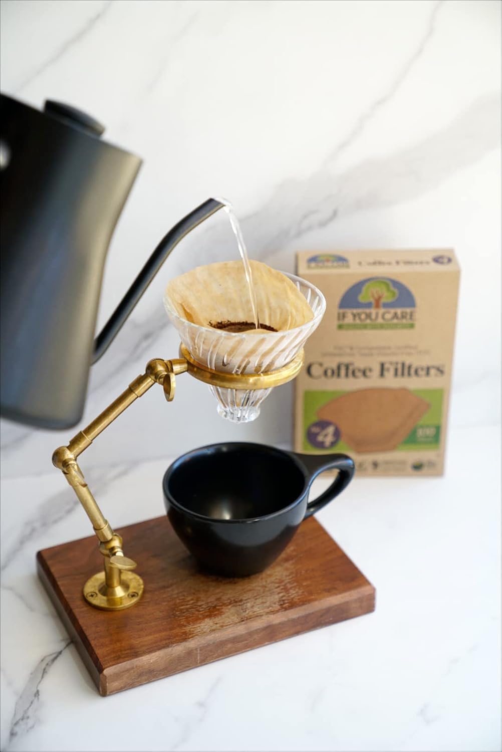 Chlorine-Free Unbleached No. 4 Paper Coffee Filters