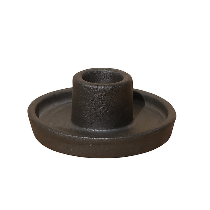 Matte Ceramic Taper Candle Holders, Raw Ivory, 2 Ct.