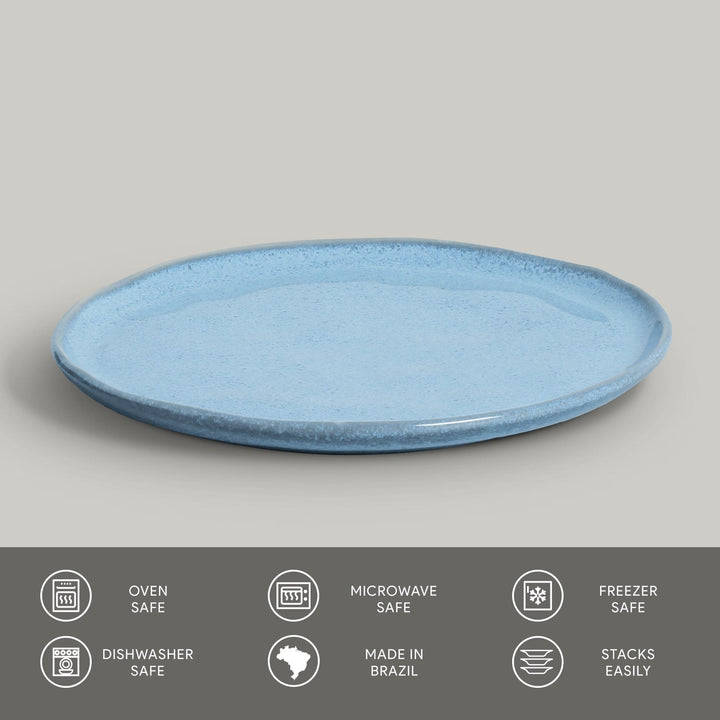 Non-Toxic Porcelain Dessert Dinnerware Set, 6 Ct.