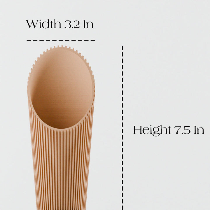 Handcrafted Cylindrical Gardening Soil Scoop, 3.2" x 7.5"