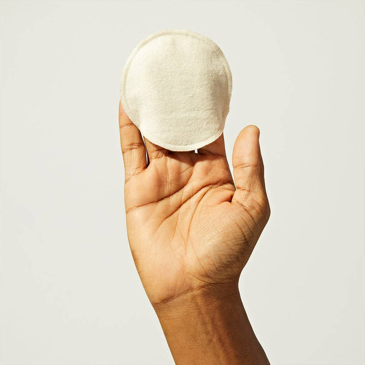 Organic Cotton Facial Rounds with Finger Pocket