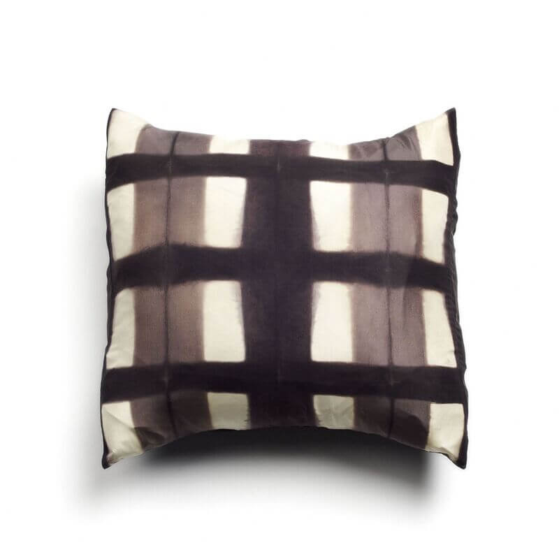 Handcrafted Shibori 60gsm Silk Throw Pillow, 20"